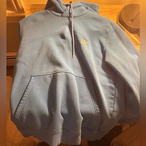 Adidas Men's Blue Hoodie Sweater